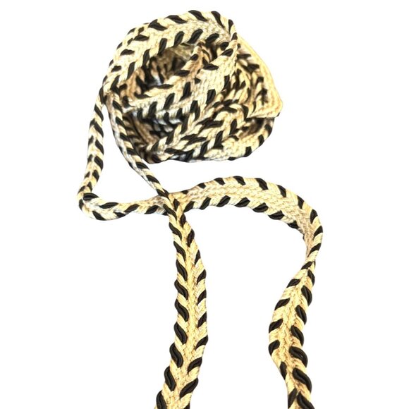 VTG Black Assorted Decorative Trim Lace & Ribbon Set Lingerie Crafts Totes - Picture 12 of 16